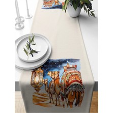 Bertille Home Ramazan Serisi 140X40 cm Dijital Baskılı Runner (Ramadan)