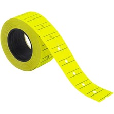 Kraf Motex  Etiketi 12X21 mm 12'li Sarı