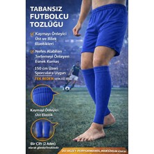 Hn Sport Tekmelik Tutucu Tozluk Tabansız Futbolcu Tozluğu Beyaz | Kaymaz Elastik, Nefes Alabilen Esnek Kumaş
