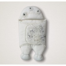 Pazarcan Lüks Nakışlı Yenidoğan Tavuskuşu Erkek Bebek Kundak