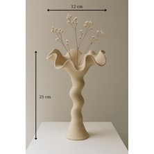 Layer One Modern Kıvrımlı Dekoratif Vazo