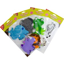  bu-bu stickers 3d keçe hayvanlar karışık bubu-sts011