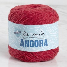 Pazarcan La Mia Angora 50GR Kırmızı El Örgü Ipi - Yumuşak Hafif