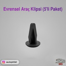 AutoPit 3D Evrensel Araç Klipsi (5’li Paket)