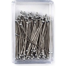Pazarcan Minelli Metal Başlı Iğne Kutusu - 100'LÜ Set