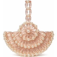 Pazarcan Melo Lotus Abiye Çanta - El Yapımı Kristal Tasarım