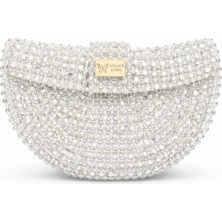 Pazarcan Melo Pearl Abiye Çanta - Kristal Tasarım