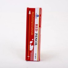 Unopen Red Pencıl 12 Adet Kırmızı  Kalem