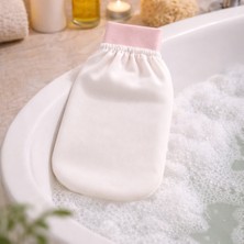 Wellasya Ipek Banyo Kesesi  Nazik Peeling Etkili, Ölü Deri Arındırıcı, Hassas Ciltlere Uygun Kese Lifi