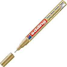 Edding 780Cr Markör Boya Kalemi (Hobi Ve Sanat Kalemi) 0.8 Mm Yuvarlak Uçlu Altın (10 Lu Paket)