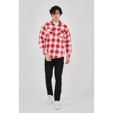 Stores36 Erkek Oduncu Gömlek - Pembe