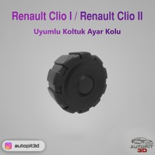 AutoPit 3D Renault Clıo I / Clıo Iı Uyumlu Koltuk Ayar Kolu