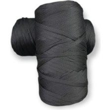 Pazarcan Antrasit Ribbons Polyester 4 mm - Pratik