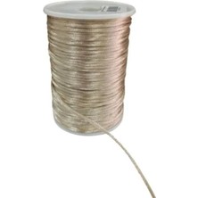 Pazarcan Sıçan Kuyruğu Ip 2mm Vizon 90MT - Takı Aksesuar Ipi