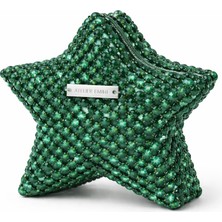 Pazarcan Mielo Chloris Mini Kristal Clutch Çanta