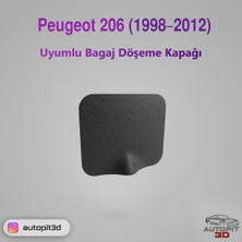 AutoPit 3D Peugeot 206 (1998–2012) Uyumlu Bagaj Döşeme Kapağı
