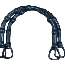 Pazarcan Siyah Akrilik Çanta Sapı Nal Model