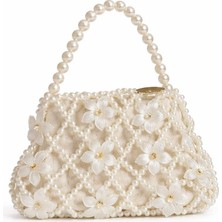Pazarcan Floral Lattice Abiye Çanta