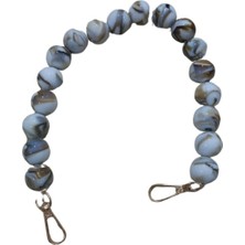 Pazarcan Akrilik Yuvarlak Çanta Askısı 40 cm - Beyaz Renk