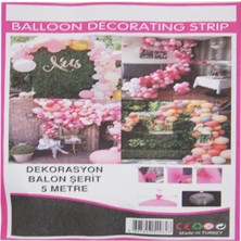 KİKA Balon Zinciri Rulo 5 mt Kika Parti Malzemeleri