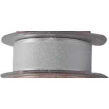 Pazarcan Beyaz Kurdele 25 mm - 1 Metre Dekoratif Süsleme