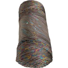 Pazarcan Simli Vizon Makrome Ipi 3mm - 100G Polyester