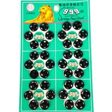 Pazarcan Çıt Çıt 999 Model Siyah 36'lı Pratik Kapatma Aksesuarı