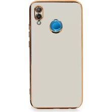 Derin Stok P20 Lite Kılıf Volet Silikon - Beyaz