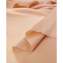 Kumaş Parça Somon Renkte Ince Saten En: 150CM