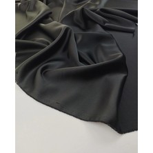 Kumaş Parça Siyah Renkte Tok Saten 140X250CM