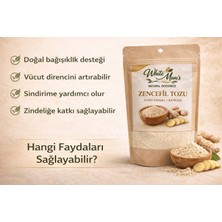 White Mum's Zencefil Tozu 100gr %100 Doğal Katkısız Öğütülmüş Saf Zencefil Vegan