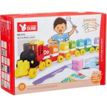 Wange Oyuncak Dubie Müzik Treni 414 (+6 Kart) 25 Parça Lego GAL-414