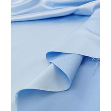 Kumaş Parça Açık Mavi Renkte Asetat Saten 140X300CM