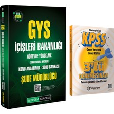 Pegem Akademi Yayıncılık 2026 Gys Şube Müdürlüğü-Içişleri Bakanlığı Görevde Yükselme Sınavı Konu Anlatımlı Soru Bankası