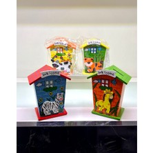 Derin Stok Ahşap Ev Tasarımlı Kumbara