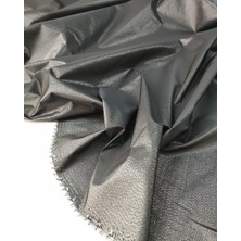 Kumaş Parça Koyu Gri Lame Tafta 140X225CM