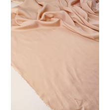 Kumaş Parça Somon Pembe Arası Renkte Mat Ince Saten Kumaş En: 140CM