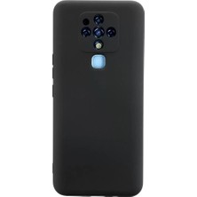 Derin Stok Tecno Camon 16 Kılıf Nano Içi Kadife Silikon - Siyah