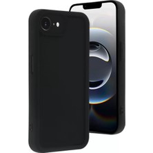 Derin Stok Iphone 16E Kılıf Viera Silikon - Siyah