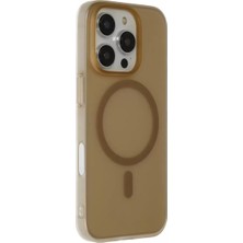 Derin Stok Iphone 16 Tuna Pc Slim Magsafe Kapak - Çöl Titanyum