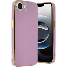 Derin Stok Iphone 16E Kılıf Volet Silikon - Mor