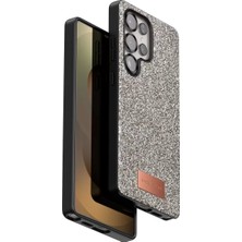 Derin Stok Onegif Galaxy S25 Bright Simli Kapak - Gold