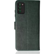 Derin Stok Galaxy A03S Kılıf S Kapaklı Kılıf - Yeşil