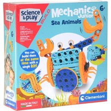 Clementoni Oyuncak Mechanics Junior Mekanik Laboratuarı - Deniz Hayvanları CLE-75059TR