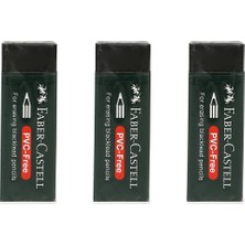 Faber-Castell Siyah Sınav Silgi 15 ADET PVC İçermeyen Güvenli Kullanım İçin İdeal