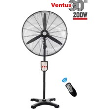 Ventus Ayaklı 30" Vantilatör Uzaktan Kumandalı 200 W Güçlü Orijinal Motor Uzaktan Kumandalı