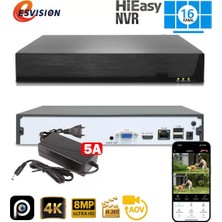 Ventus EsVision ES3016 16 Kanal Nvr Kayıt Cihazı 4K H265+ HiEasy Uygulama