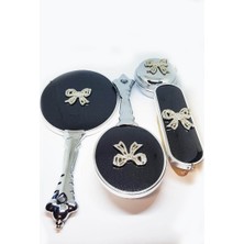 Ceyyiz Camomile Fiyonk Broşlu 4lü Ayna Fırça Seti cm301