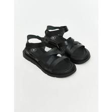 Lc Waikiki Yeni Sezon Deri Görünümlü Kadın Sandalet