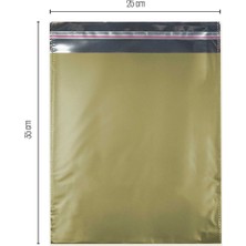 25*35 Gold Lüx Metalize Hediye Paketi 100 Adet